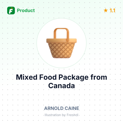 Mixed Food Package – summary card, no photo uploaded yet