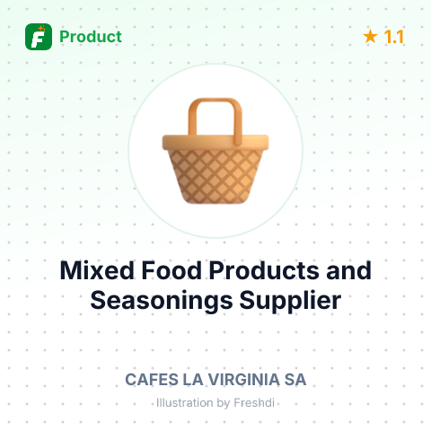 Mixed Food Products and Seasonings – summary card, no photo uploaded yet