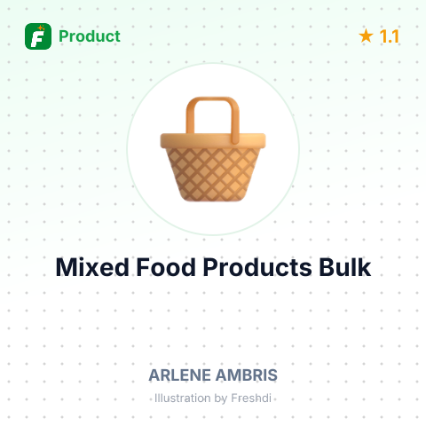 Mixed Food Products – summary card, no photo uploaded yet