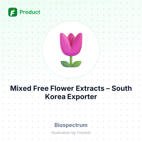 Mixed Free Flower Extracts – summary card, no photo uploaded yet