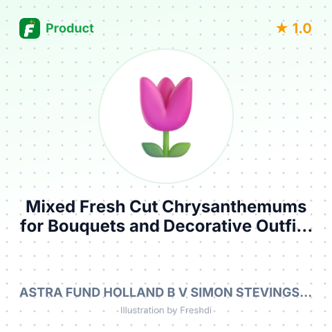 Mixed Fresh Cut Chrysanthemums for Bouquets and Decorative Outfits – summary card, no photo uploaded yet