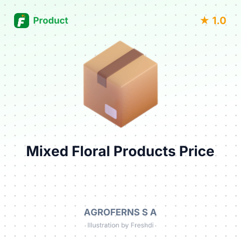 Mixed Fresh Floral Products – summary card, no photo uploaded yet