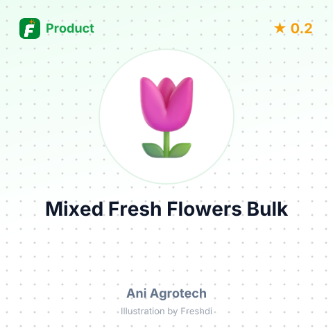 Mixed Fresh Flowers – summary card, no photo uploaded yet