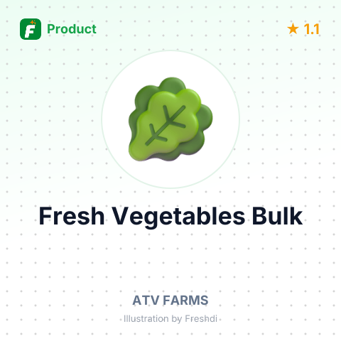 Mixed Fresh Vegetables – summary card, no photo uploaded yet