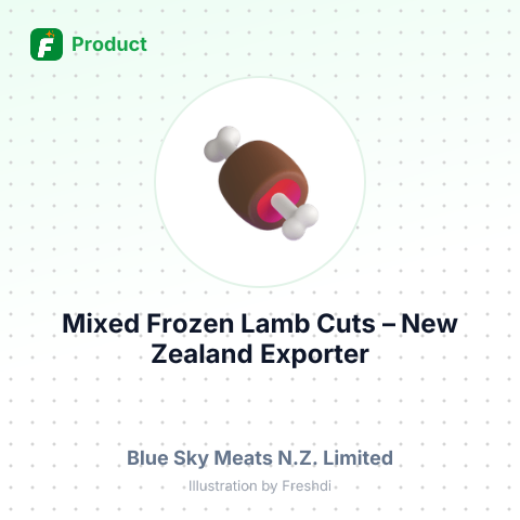 Mixed Frozen Lamb Cuts – summary card, no photo uploaded yet