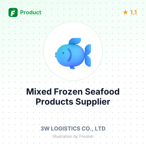 Mixed Frozen Seafood Products – summary card, no photo uploaded yet