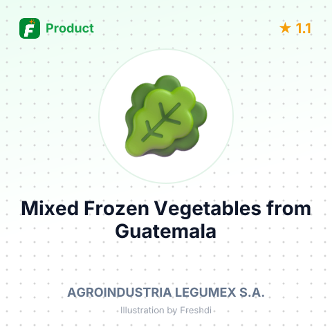 Mixed Frozen Vegetables – summary card, no photo uploaded yet