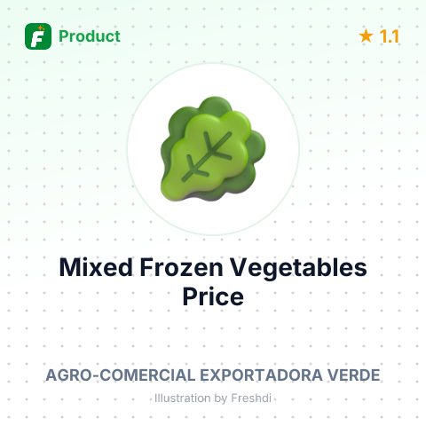 Mixed Frozen Vegetables – summary card, no photo uploaded yet