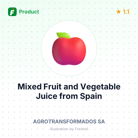 Mixed Fruit and Vegetable Juice – summary card, no photo uploaded yet
