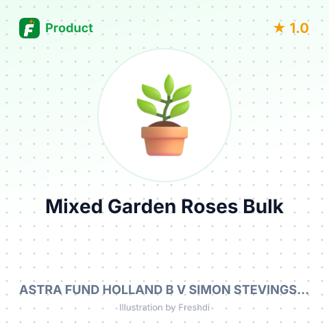 Mixed Garden Roses for Decorative Purposes – summary card, no photo uploaded yet