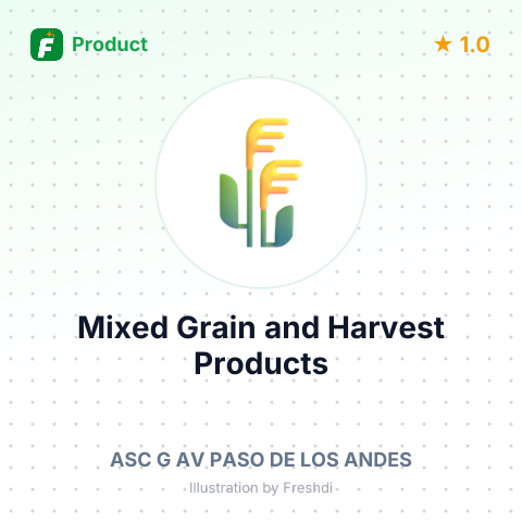 Mixed Grain and Harvest Products – summary card, no photo uploaded yet