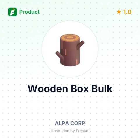 Mixed Hardwood Wooden Box – summary card, no photo uploaded yet
