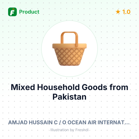 Mixed Household Goods – summary card, no photo uploaded yet