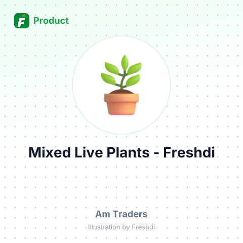 Mixed Live Plants – summary card, no photo uploaded yet