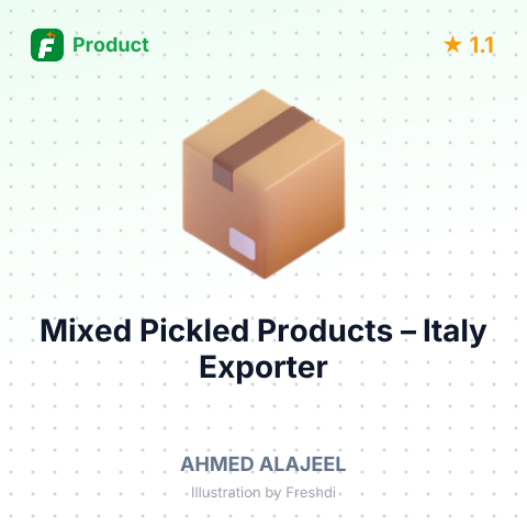 Mixed Pickled Products – summary card, no photo uploaded yet
