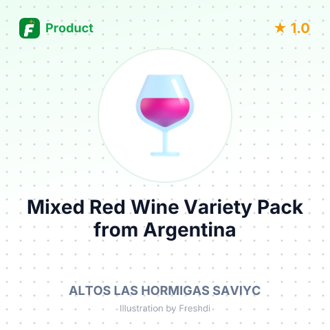 Mixed Red Wine Variety Pack – summary card, no photo uploaded yet