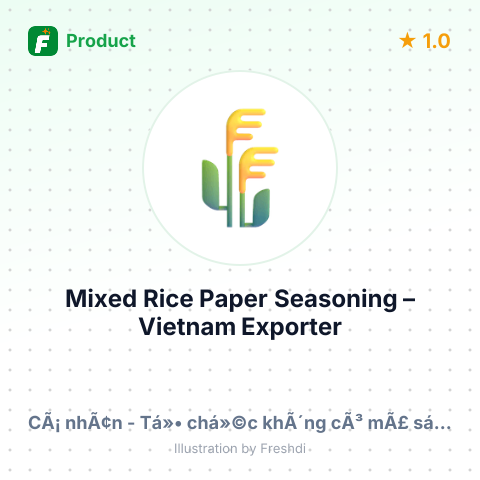 Mixed Rice Paper Seasoning – summary card, no photo uploaded yet