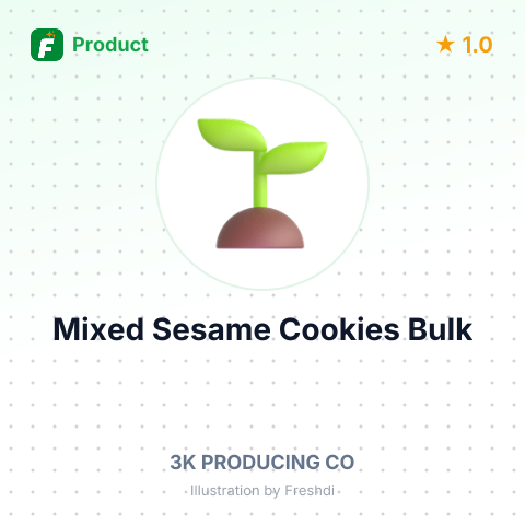 Mixed Sesame Cookies – summary card, no photo uploaded yet