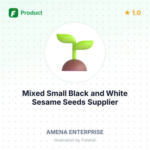 Mixed Small Black and White Sesame Seeds – summary card, no photo uploaded yet