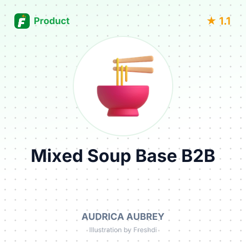 Mixed Soup Base with Rice, Pasta, and Sugar – summary card, no photo uploaded yet