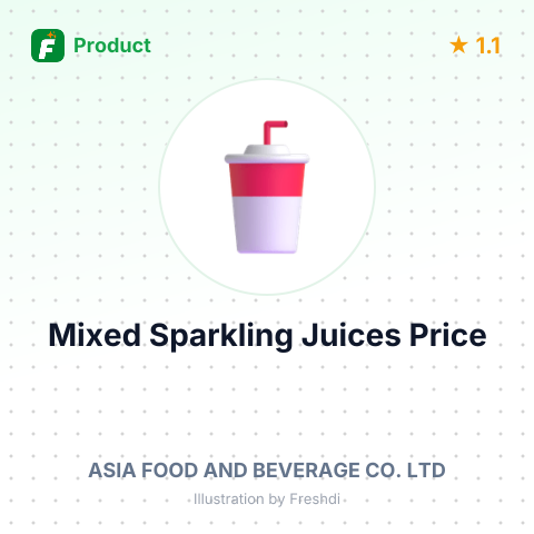 Mixed Sparkling Fruit Juices – product summary card, no photo uploaded yet