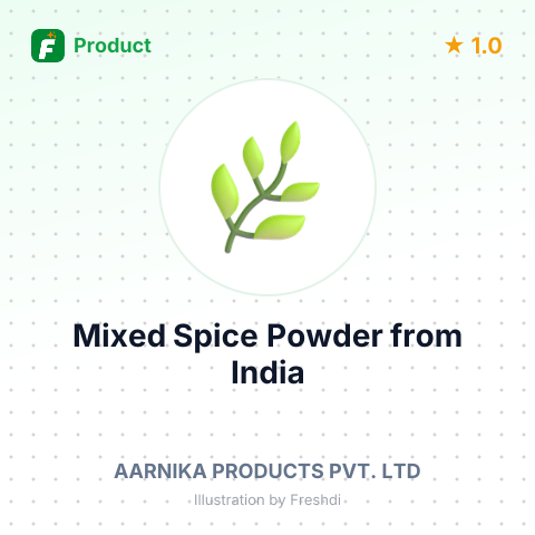 Mixed Spice Powder – summary card, no photo uploaded yet