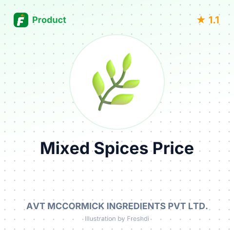 Mixed Spices – summary card, no photo uploaded yet