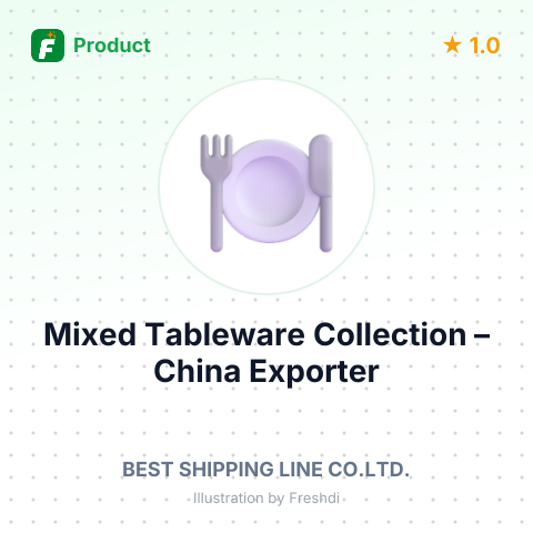 Mixed Tableware Collection – summary card, no photo uploaded yet
