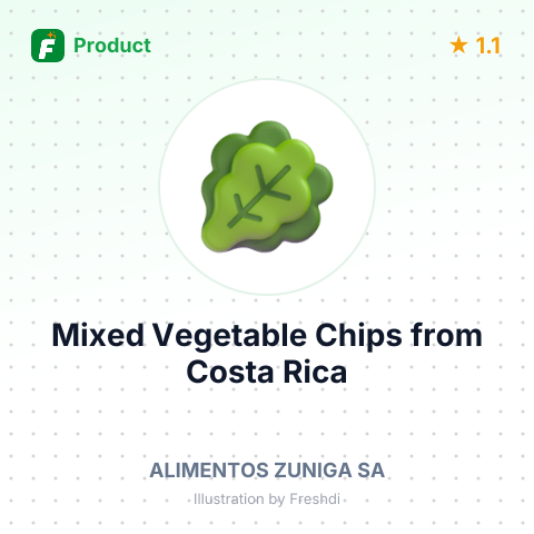 Mixed Vegetable Chips – summary card, no photo uploaded yet