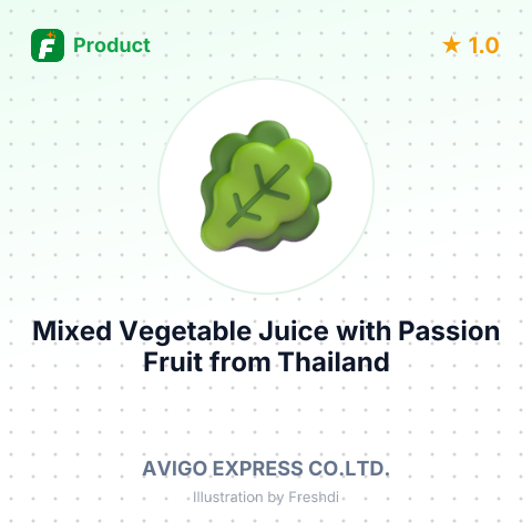 Mixed Vegetable Juice with Passion Fruit – summary card, no photo uploaded yet