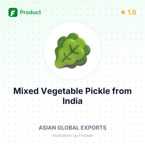 Mixed Vegetable Pickle – summary card, no photo uploaded yet