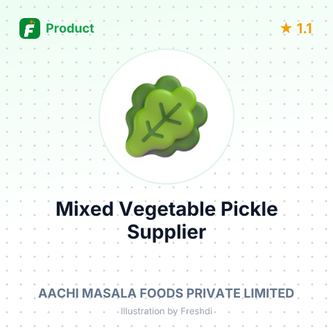 Mixed Vegetable Pickle – summary card, no photo uploaded yet