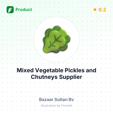 Mixed Vegetable Pickles and Chutneys – summary card, no photo uploaded yet