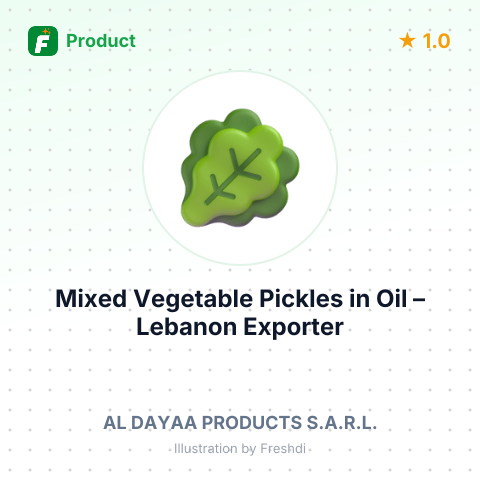 Mixed Vegetable Pickles in Oil – summary card, no photo uploaded yet
