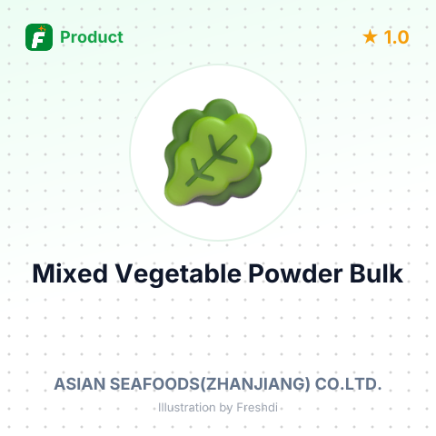Mixed Vegetable Powder Blend – summary card, no photo uploaded yet