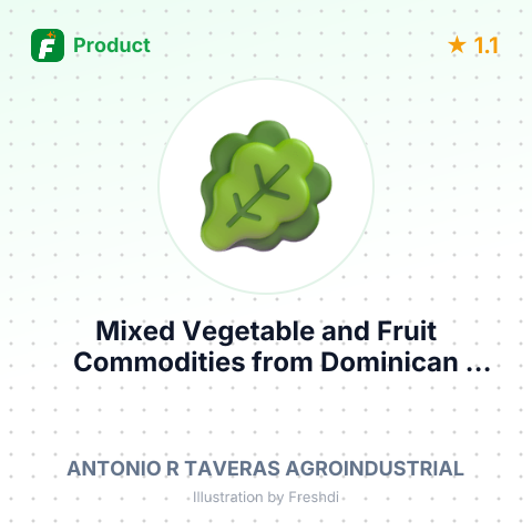 Mixed Vegetable and Fruit Commodities – summary card, no photo uploaded yet