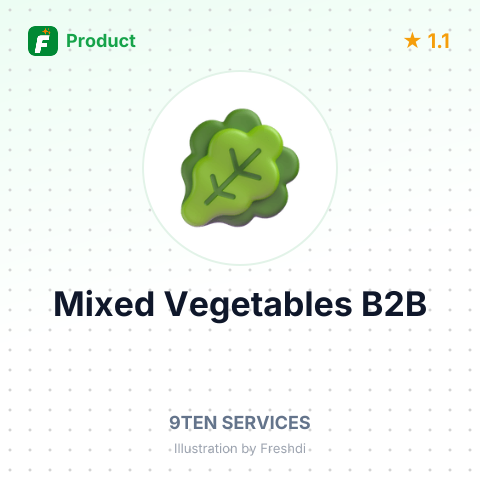 Mixed Vegetables and Fruits - Mango – product summary card, no photo uploaded yet
