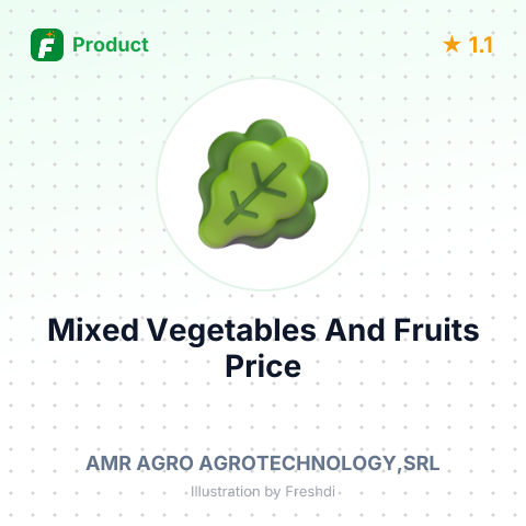 Mixed Vegetables and Fruits – summary card, no photo uploaded yet