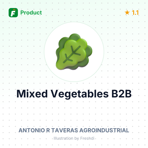 Mixed Vegetables and Herbs – product summary card, no photo uploaded yet