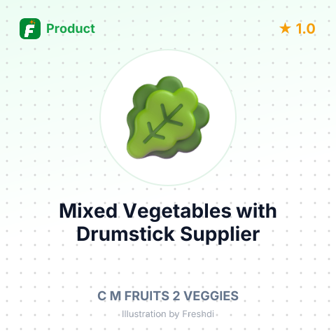 Mixed Vegetables with Drumstick – summary card, no photo uploaded yet