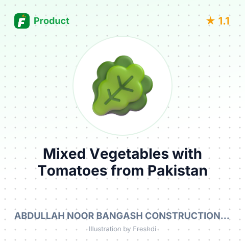 Mixed Vegetables with Tomatoes – summary card, no photo uploaded yet