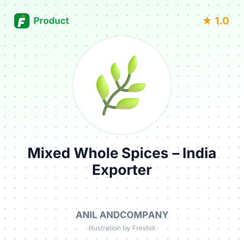 Mixed Whole Spices – summary card, no photo uploaded yet