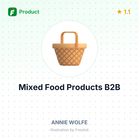 Mixed Wholesale Food Products – summary card, no photo uploaded yet