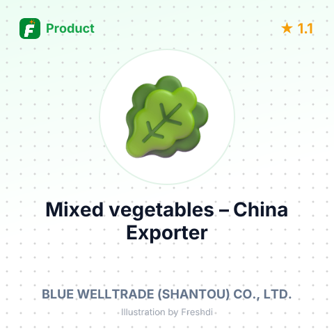 Mixed vegetables (Scallion, Ginger, and Garlic) – summary card, no photo uploaded yet