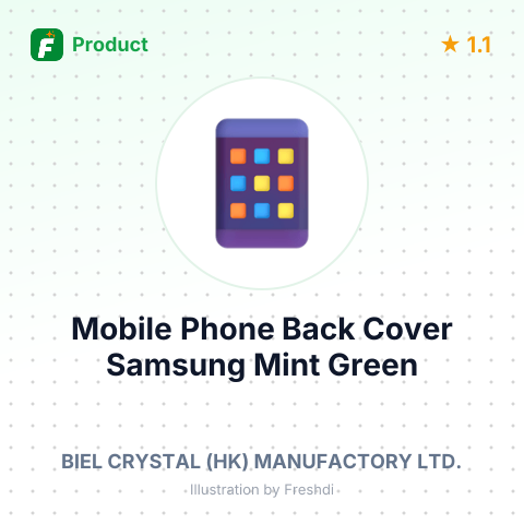 Mobile Phone Back Cover Samsung Mint Green – summary card, no photo uploaded yet