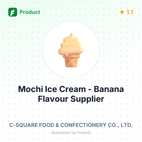 Mochi Ice Cream - Banana Flavour – summary card, no photo uploaded yet