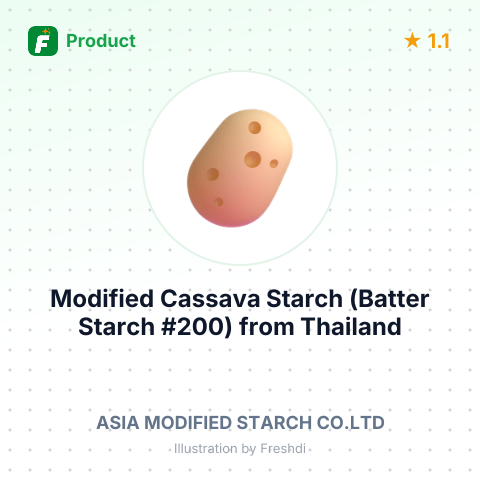 Modified Cassava Starch (Batter Starch #200) – summary card, no photo uploaded yet