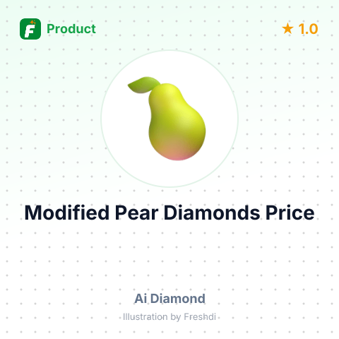 Modified Pear Brilliant Cut Diamonds – summary card, no photo uploaded yet