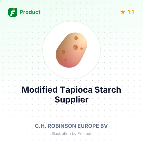 Modified Tapioca Starch – summary card, no photo uploaded yet