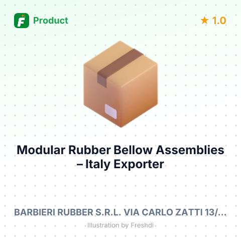 Modular Rubber Bellow Assemblies – summary card, no photo uploaded yet